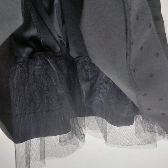 Le Chateau Black Velvet Embossed Halter Dress - Picture 5 of 8